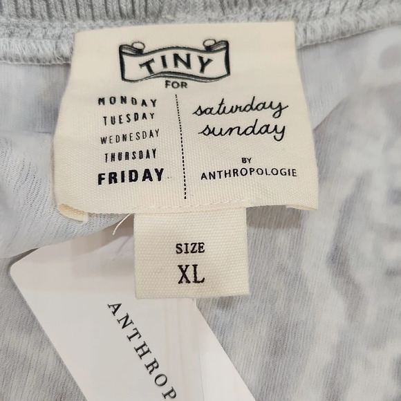 ANTHROPOLOGIE Valette LOUNGE Set, Tan/Cream Women's XL - Picture 11 of 11